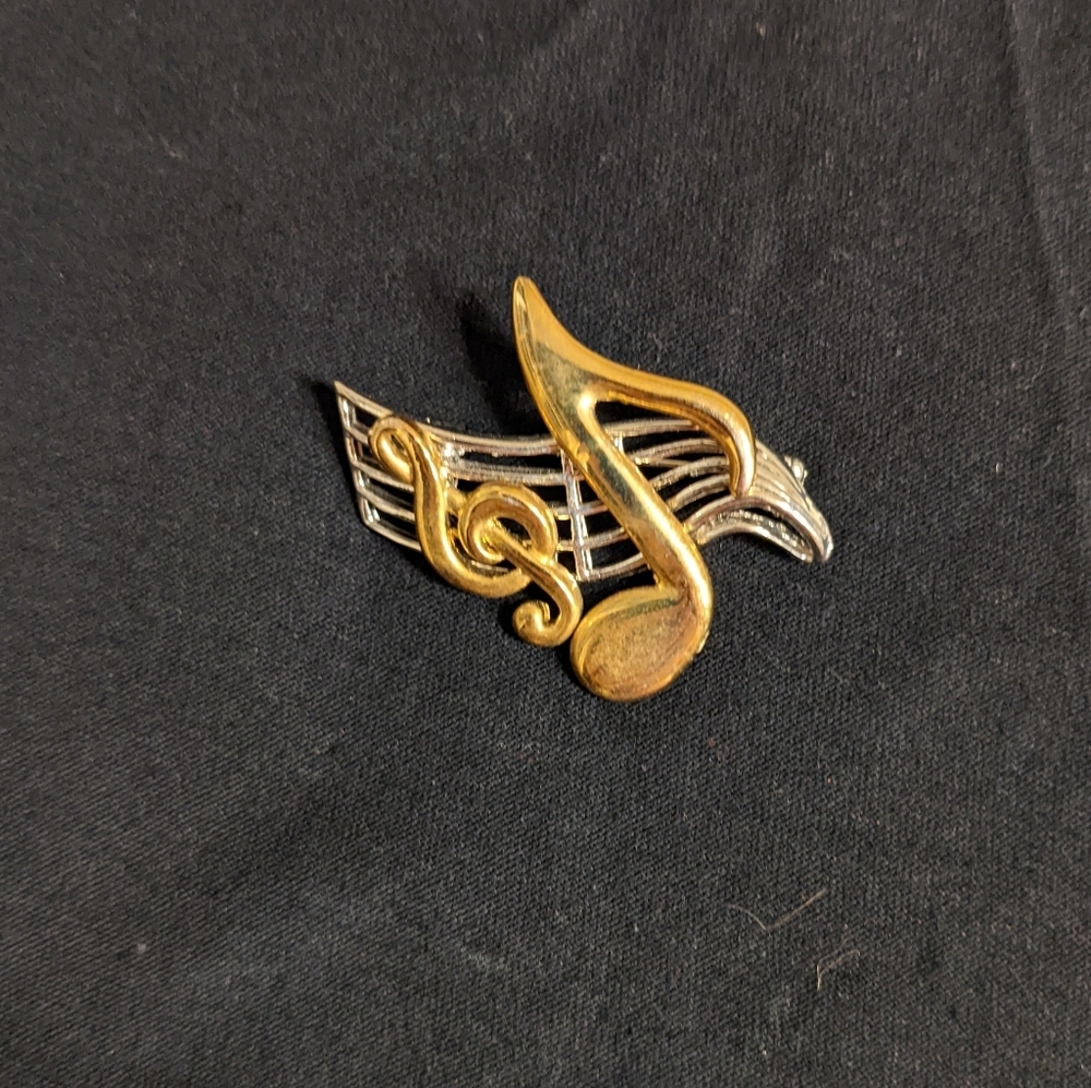 Free Add On - Music notes brooch